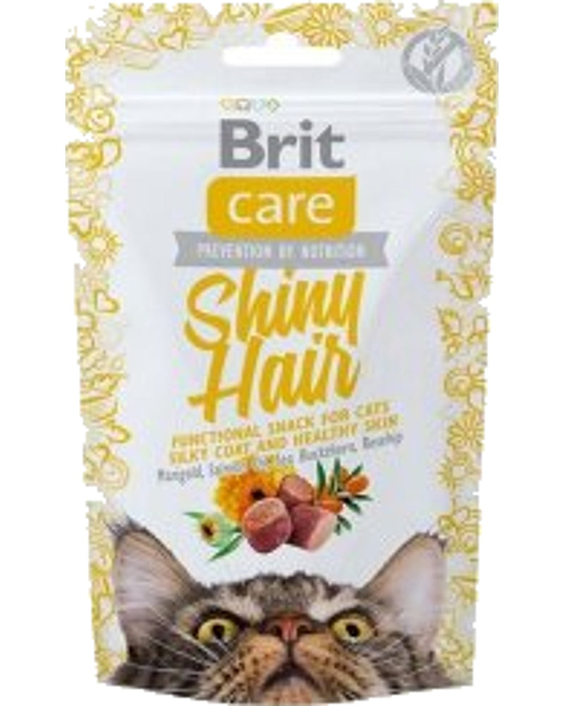 Brit Care Tüy Bakım Somonlu Tavuklu Kedi Ödül Maması 50 gr