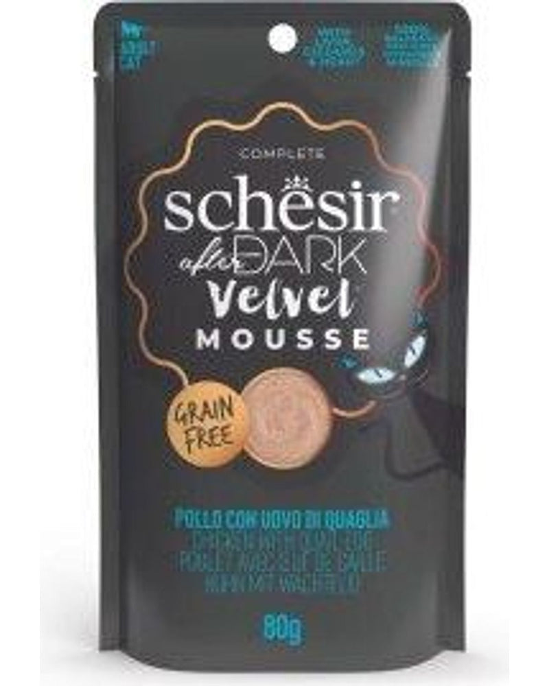 Schesir After Dark Mousse Tavuk ve Bıldırcın Yumurtalı Yaş Mama 80 gr