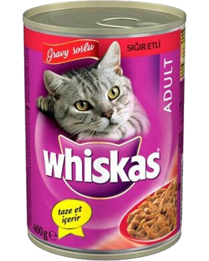 Whiskas Biftekli Yetişkin Kedi Konservesi 400 gr