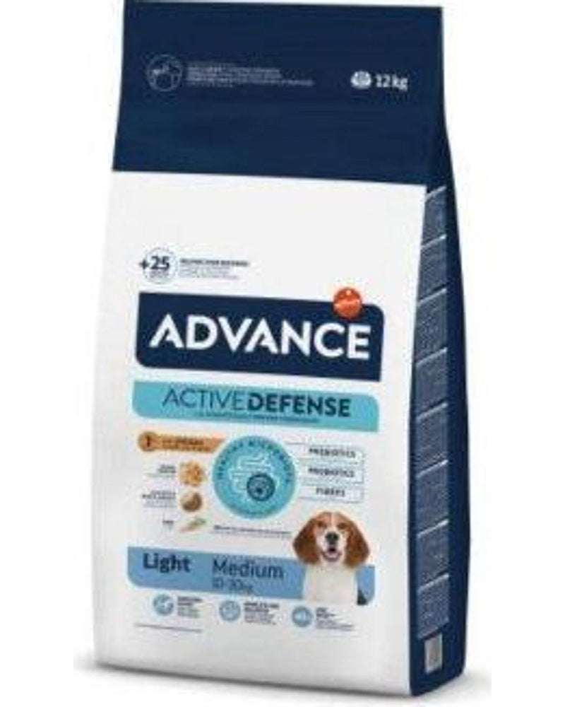 Advance Medium Light Orta Irk Kilo Kontrolü Köpek Maması (12 kg)