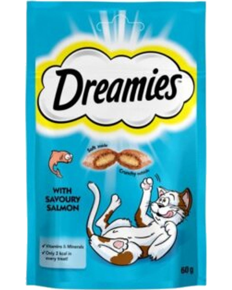 Dreamies İçi Dolgulu Somonlu Kıtır Kedi Ödülü 60 gr