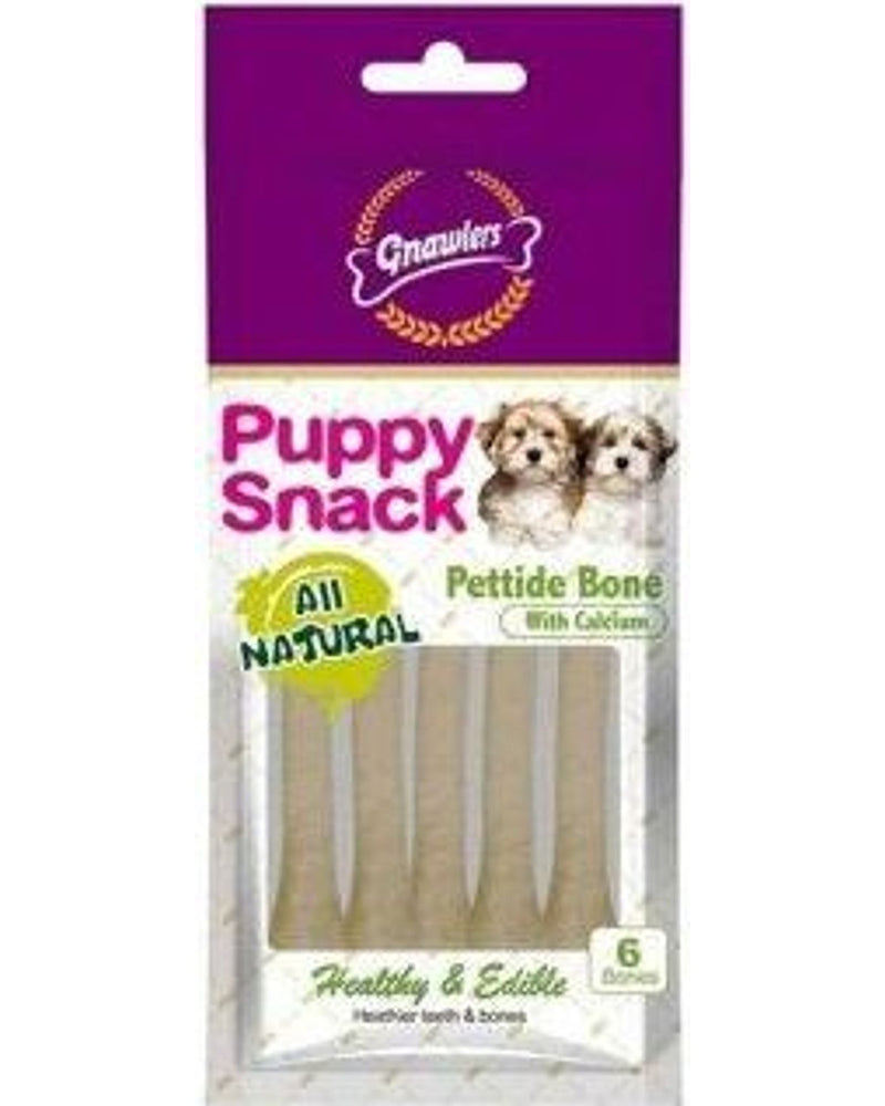 Gnawlers Kalsiyumlu Sütlü Yavru Köpek Ödül Kemiği 6'lı 40 gr