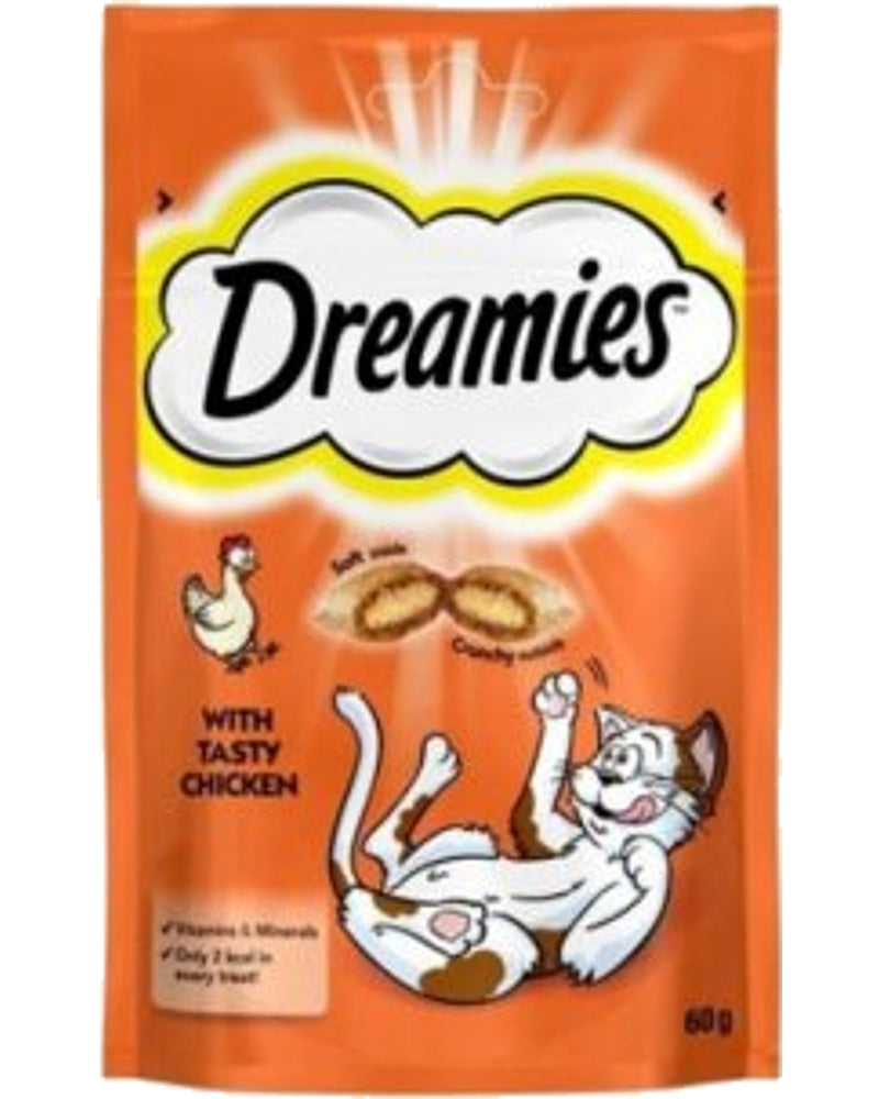 Dreamies İçi Dolgulu Tavuklu Kıtır Kedi Ödülü 60 gr