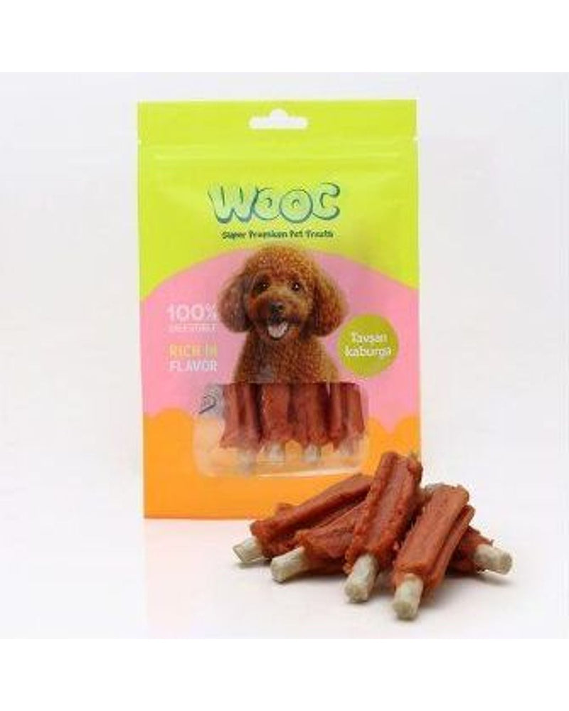 Wooc Tavşan Kaburga Doğal Köpek Çiğneme Ödülü 75 gr