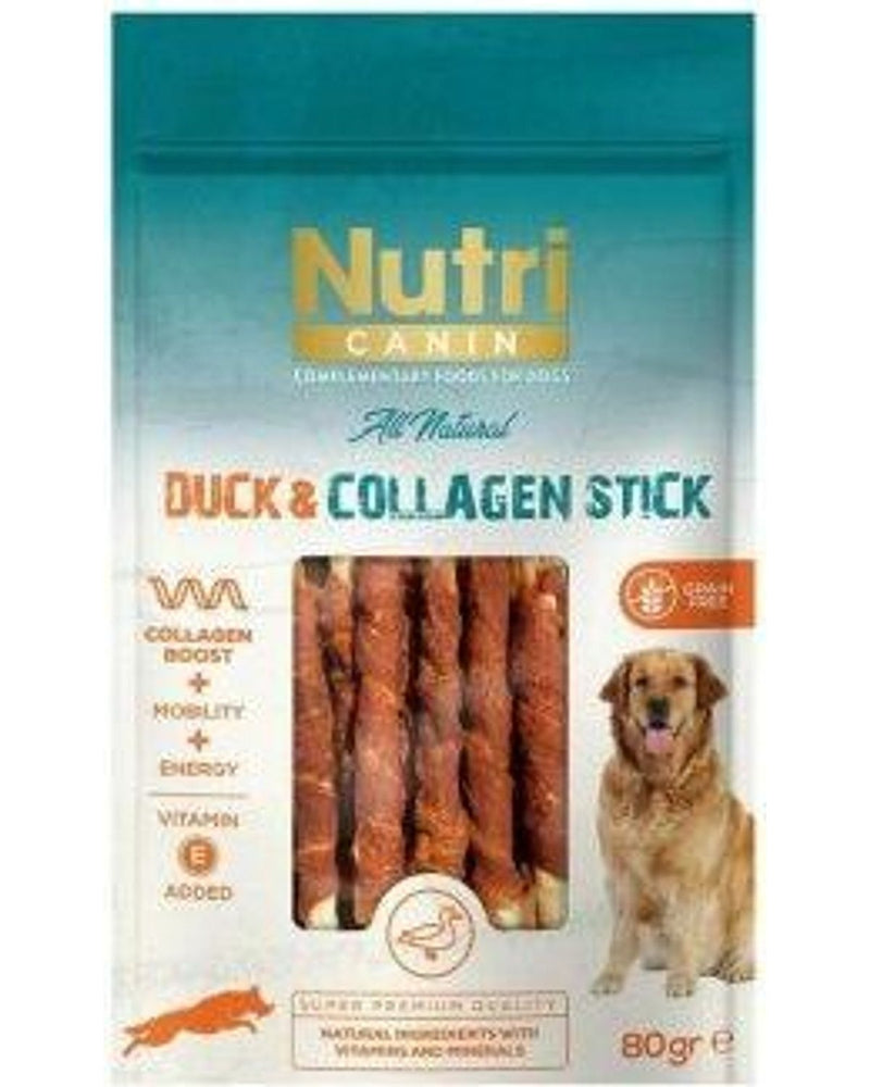 Nutri Canin Ördek Etli Kolajenli Sargılı Köpek Ödül Kemiği 80 gr