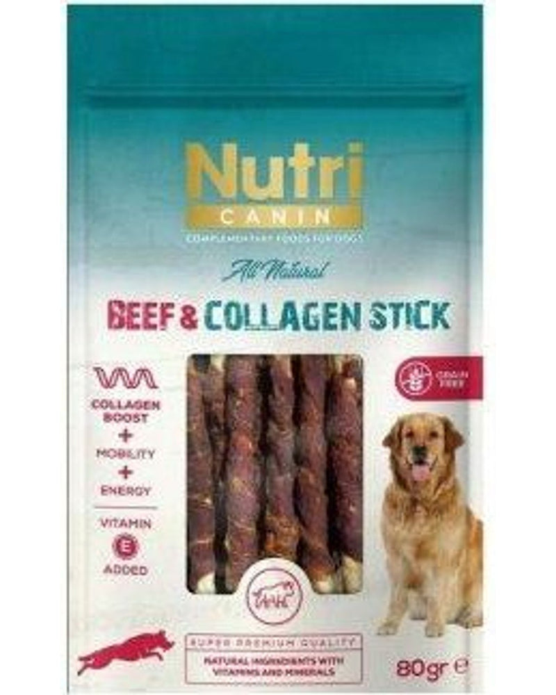 Nutri Canin Kolajenli Biftek Etli Sargılı Köpek Ödülü 80 gr