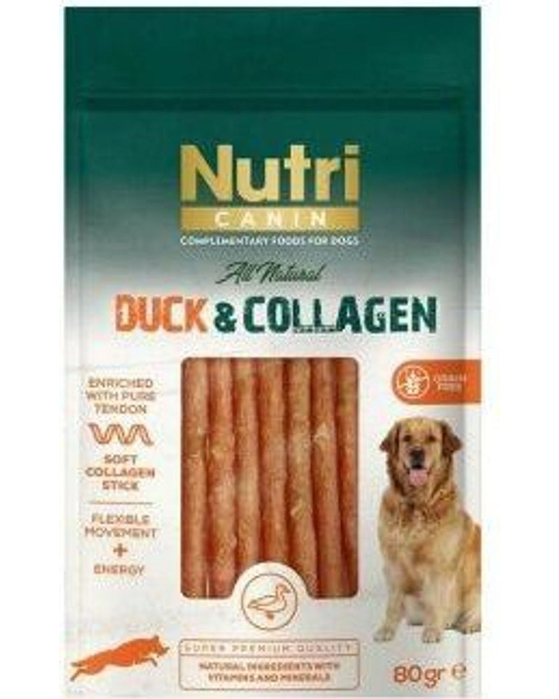 Nutri Canin Kolajenli Ördek Etli Yumuşak Çubuk Köpek Ödülü 80 gr