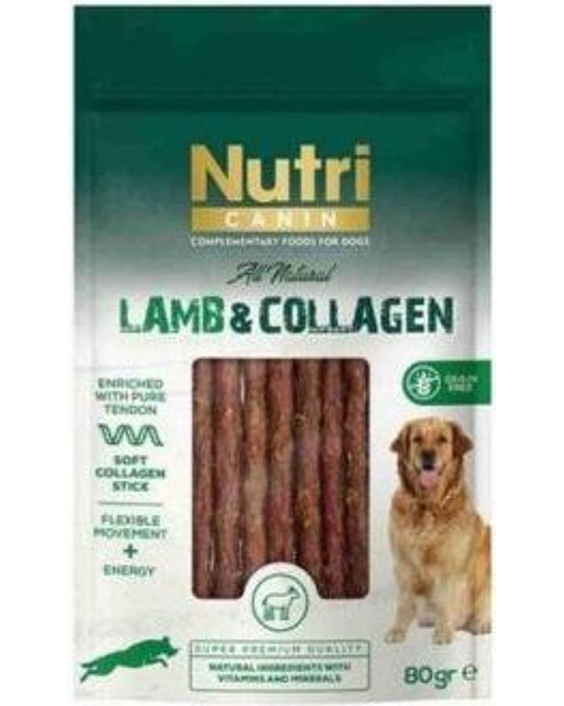 Nutri Canin Kolajenli Kuzu Etli Yumuşak Çubuk Köpek Ödülü 80 gr