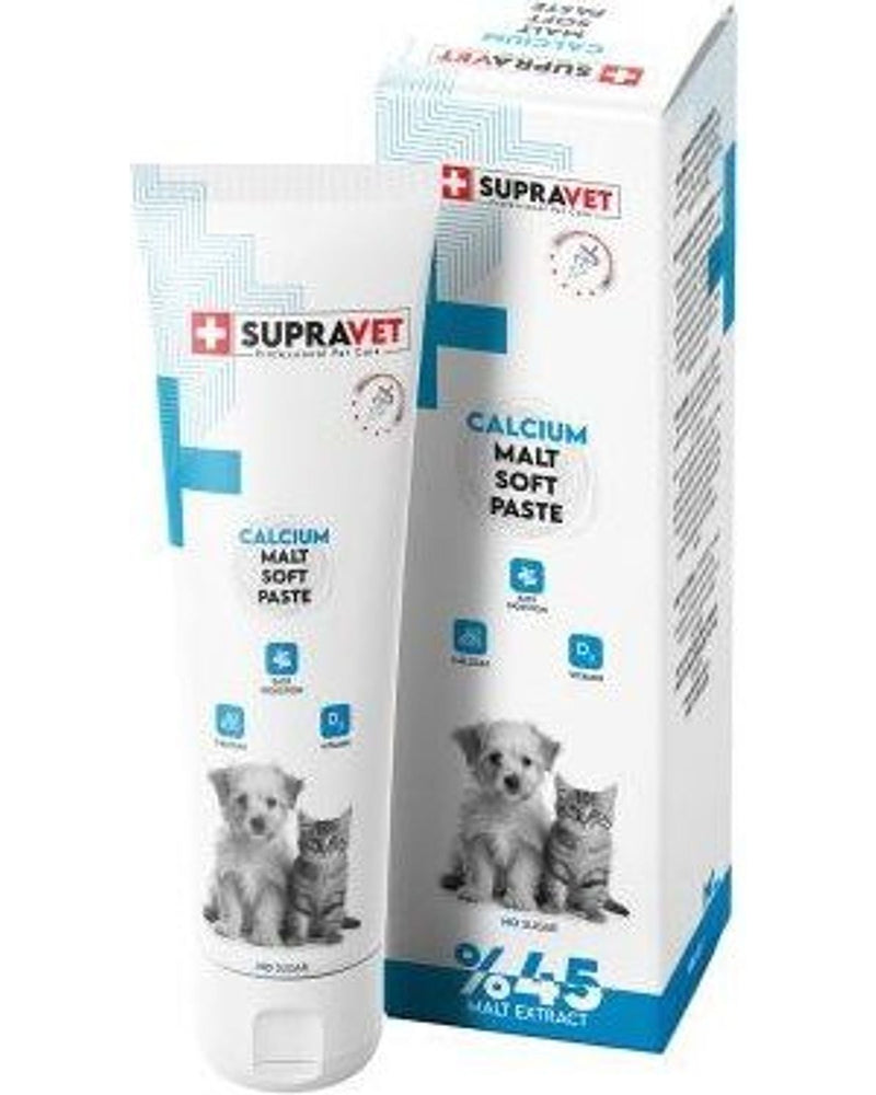 Supravet Kalsiyum D3 Kedi-Köpek Malt Macunu 100 gr