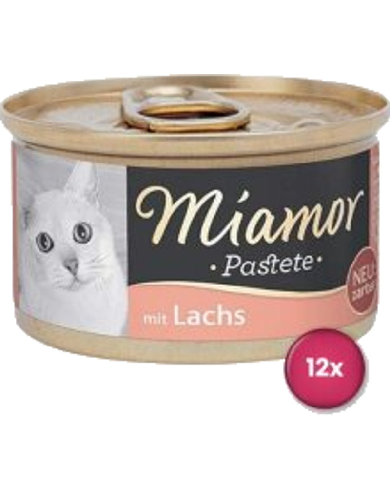 Miamor Pastete Somonlu Ezme Yetişkin Kedi Konservesi 85 gr x 12 Adet
