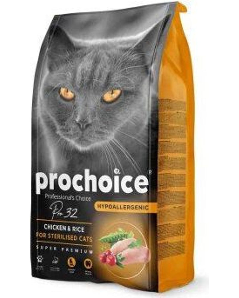 Prochoice Pro 32 Tavuklu Kısırlaştırılmış Yetişkin Kedi Maması 2 kg