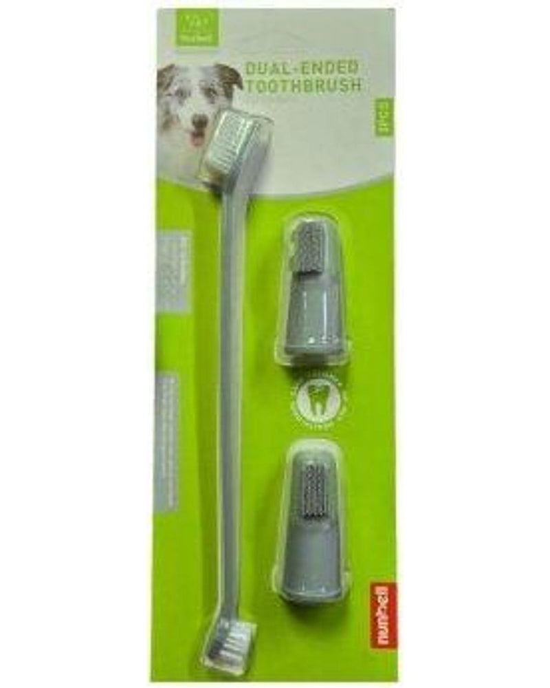 Nunbell Dental Care 3'lü Köpek Diş Temizleme Fırçası Seti