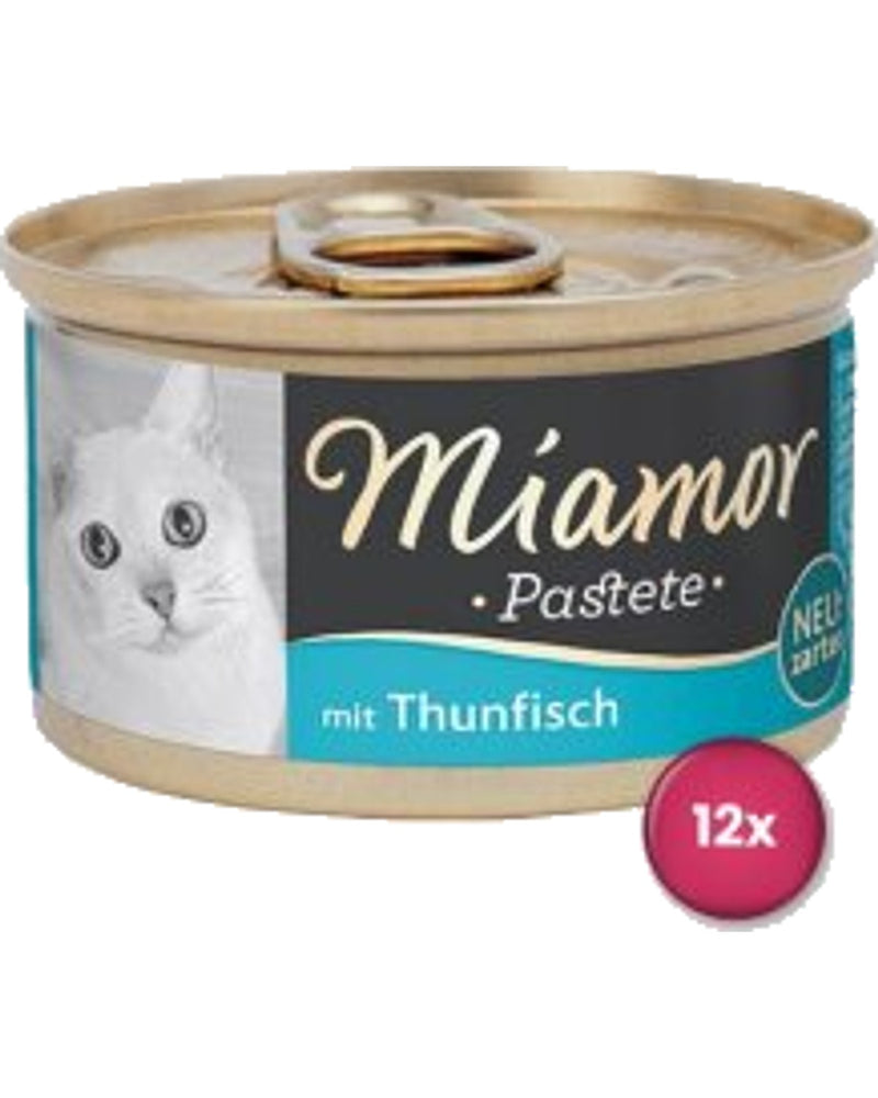 Miamor Pastete Ton Balıklı Ezme Yetişkin Kedi Konservesi 85 gr x12