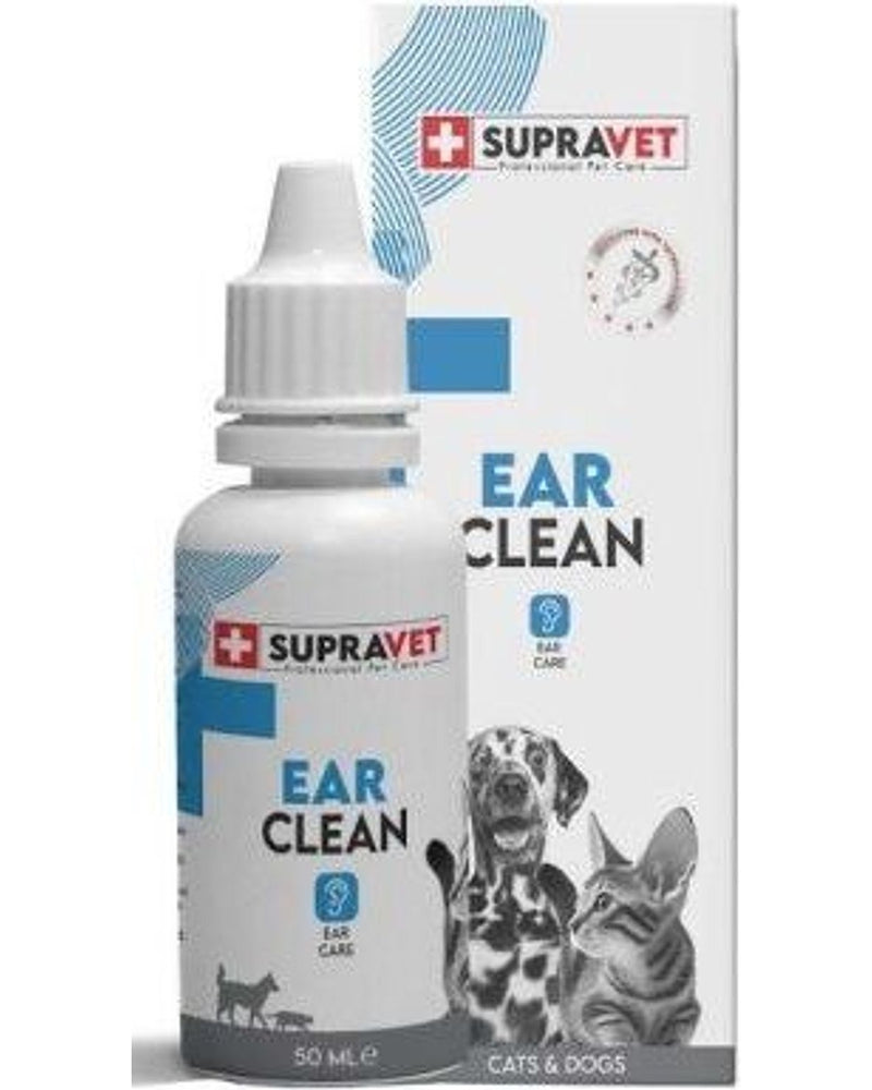 Supravet Ear Clean Kedi-Köpek Kulak Temizleme Solüsyonu 50 ml