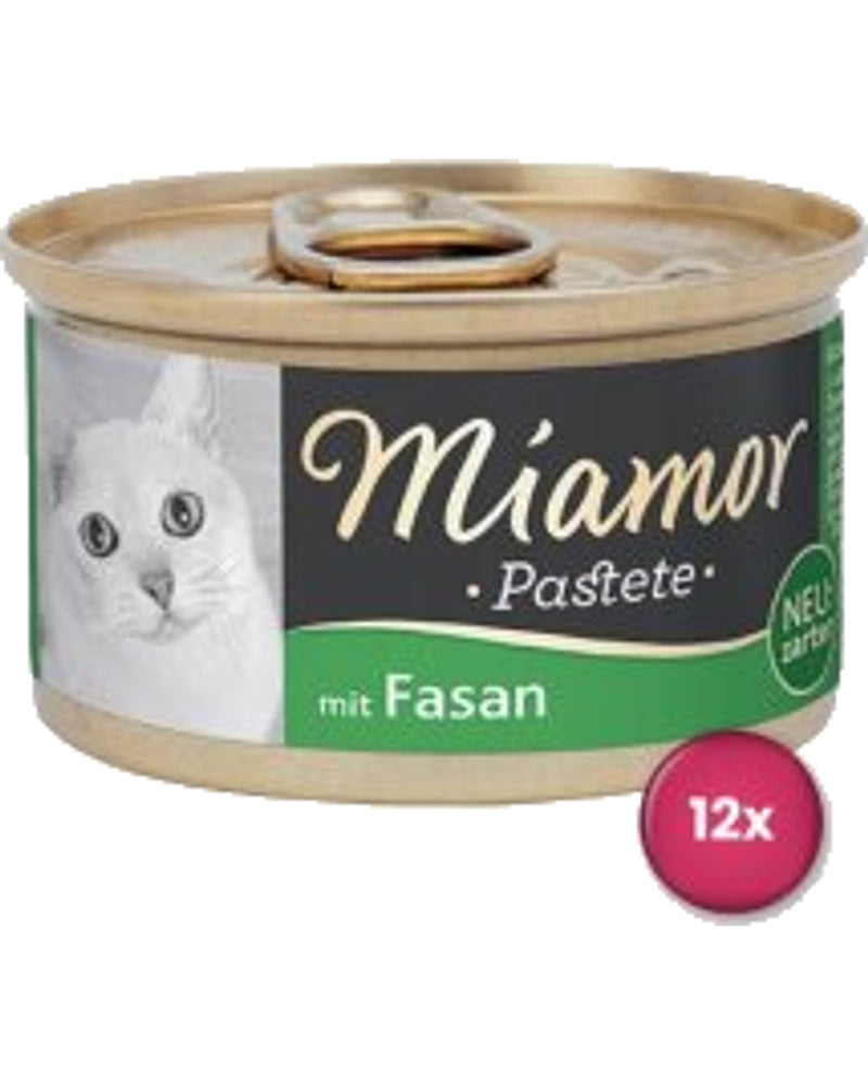 Miamor Pastete Sülünlü Ezme Yetişkin Kedi Konservesi 85 gr x 12 Adet