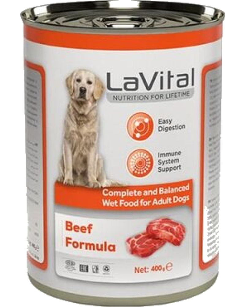 LaVital Biftekli Bağışıklık Destekleyici Köpek Konservesi 400 gr