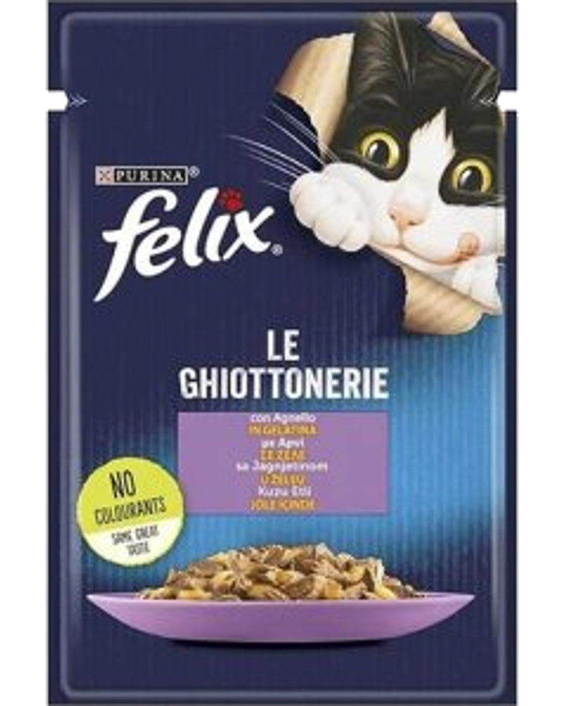 Felix Jöleli Kuzu Etli Yetişkin Kedi Konservesi 85 gr