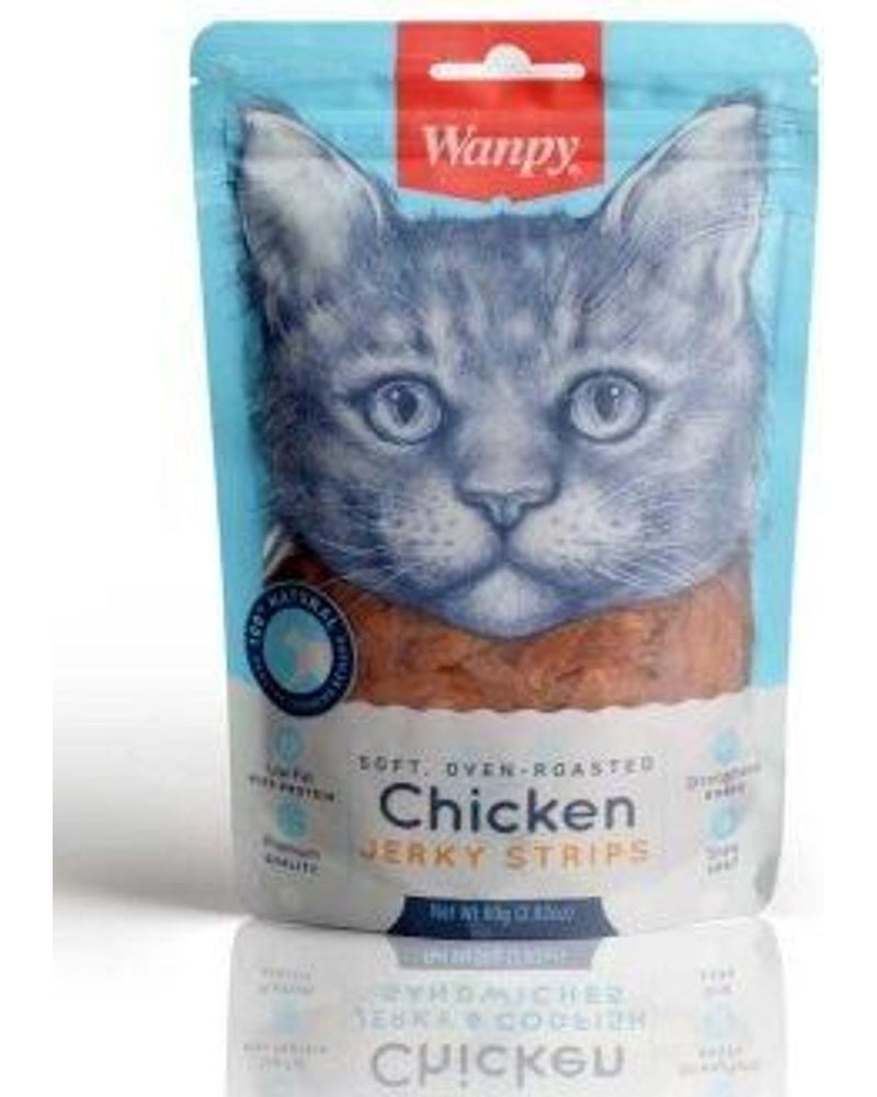 Wanpy %88 Gerçek Tavuklu Yumuşak Fileto Kedi Ödülü 80 gr