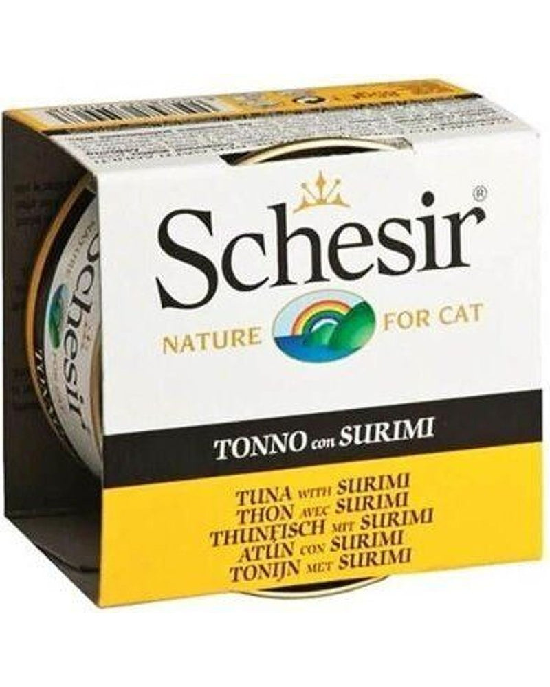 Schesir Jöleli Ton Balıklı ve Surimili Yetişkin Kedi Konservesi 85 gr