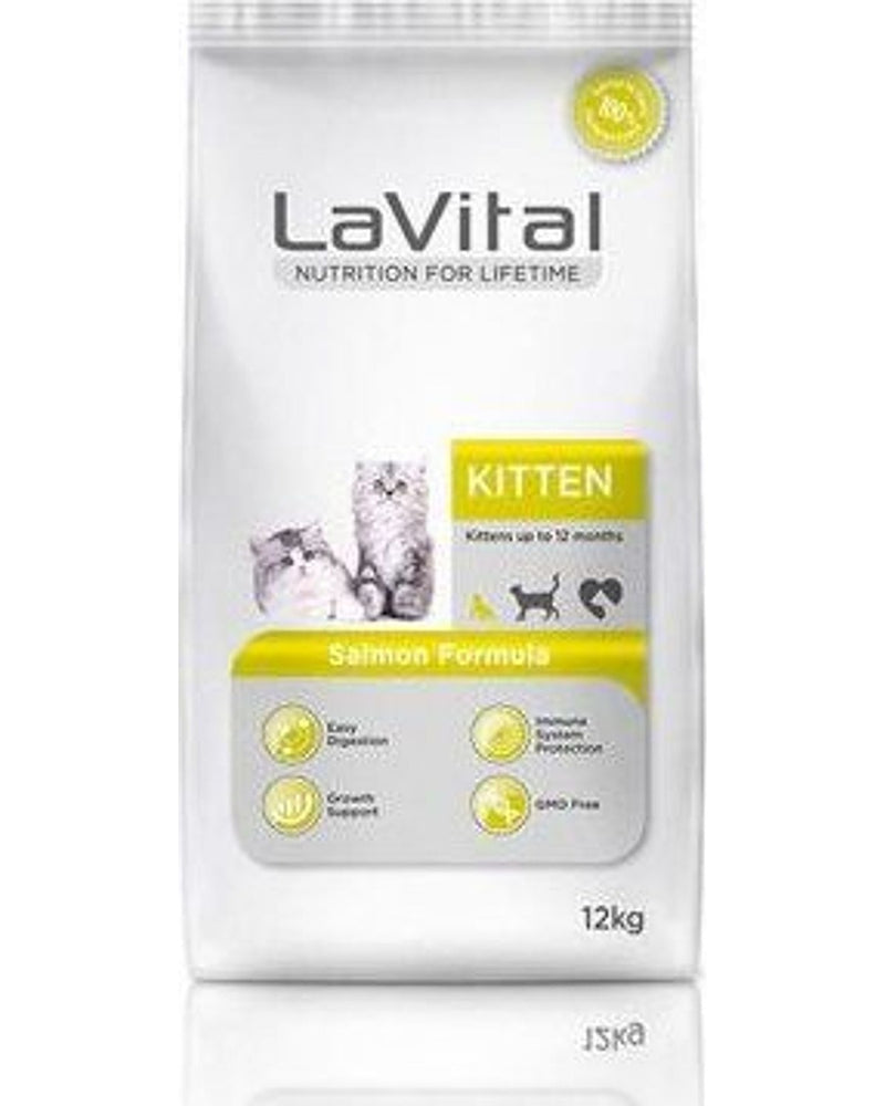 LaVital Kitten Somon Balıklı Yavru Kedi Maması 12 kg