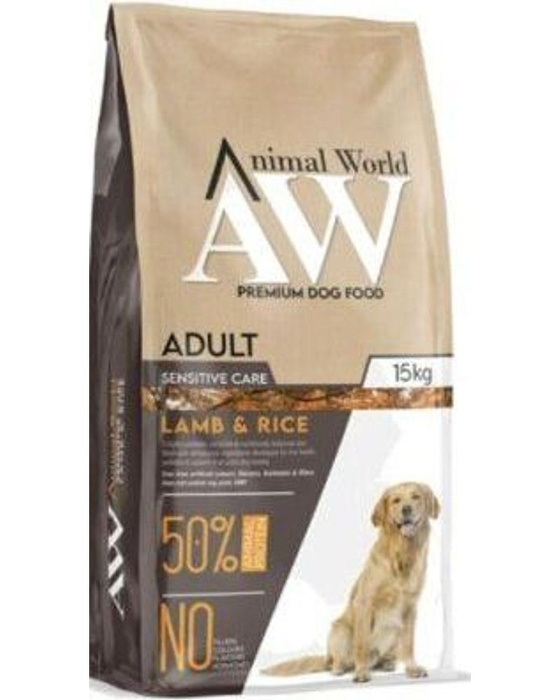 Animal World Kuzu Etli Orta-Büyük Irk Köpek Maması 15 kg