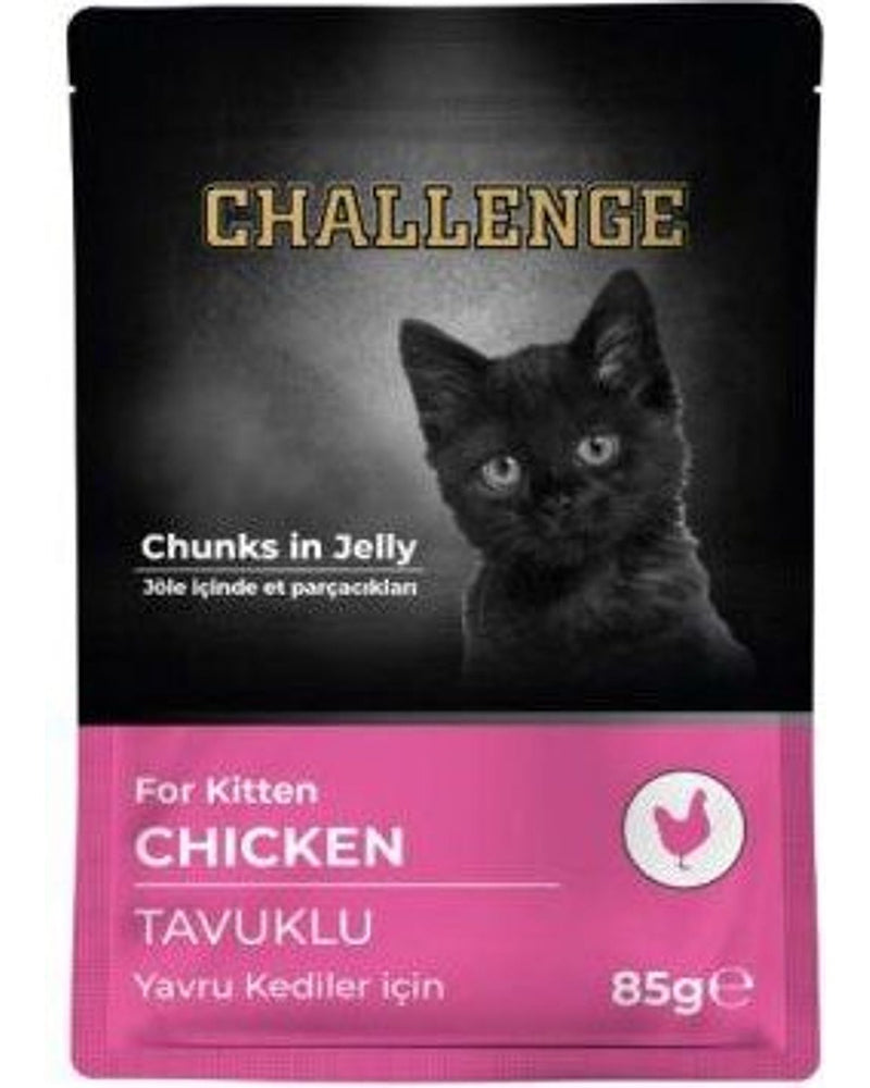 Challenge %60 Tavuklu Dilimli Yavru Kedi Konservesi 85 gr