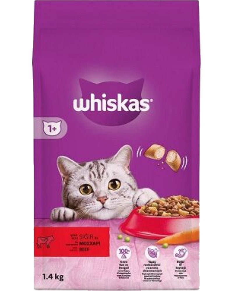 Biftekli ve Ciğerli Yetişkin Kedi Maması 1,4 kg
