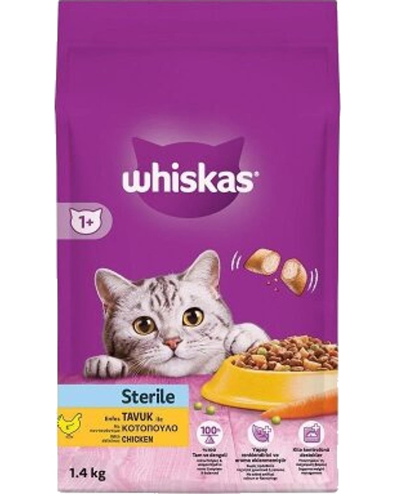 Tavuklu ve Havuçlu Kısırlaştırılmış Kedi Maması 1,4 kg