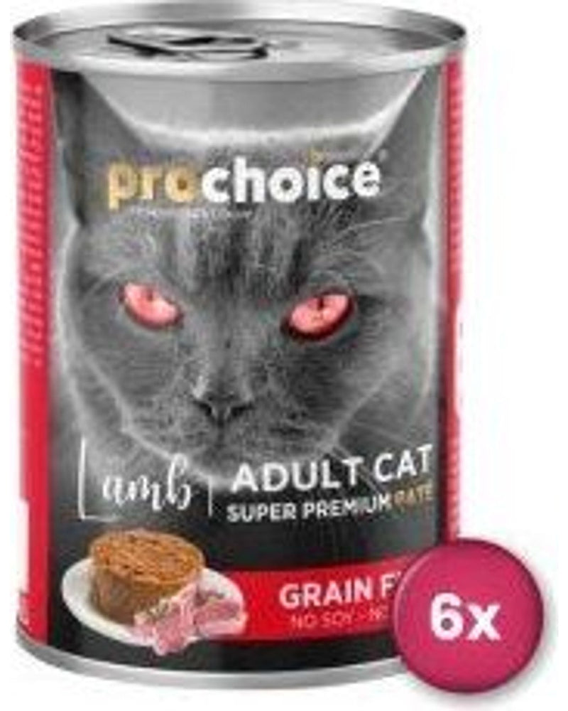 ProChoice Kuzulu Pate Yetişkin Kedi Konservesi 400 gr x 6
