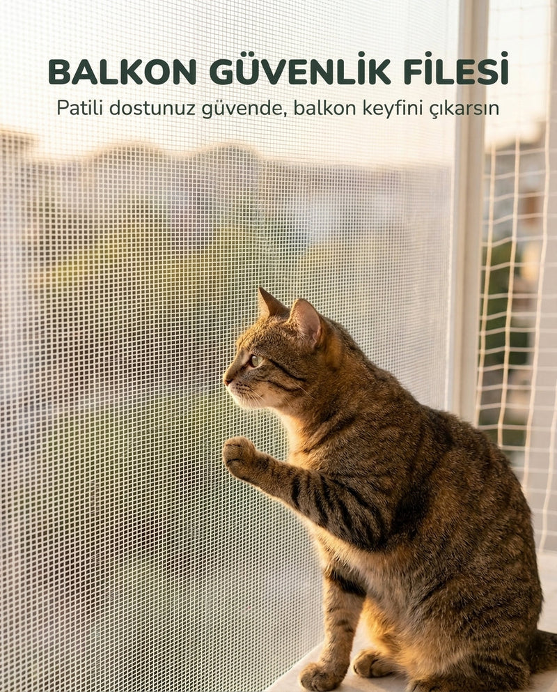 Balkon ve Korkuluk Güvenlik Filesi