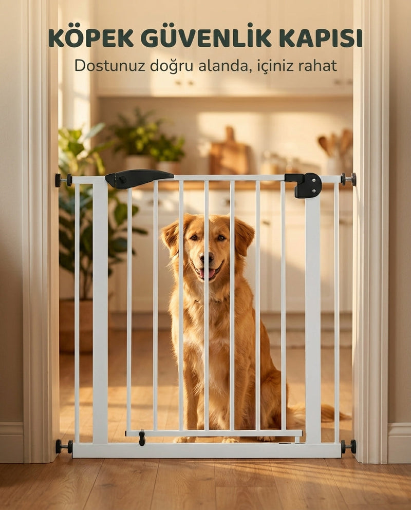 Köpek Güvenlik Kapısı (Otomatik Kapanan Pet Gate)
