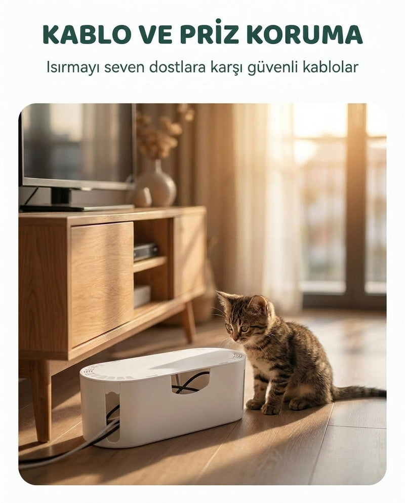 Kablo ve Priz Koruma Kutusu