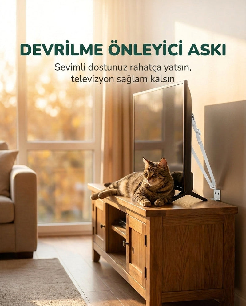 Mobilya ve TV Devrilme Önleyici Askı