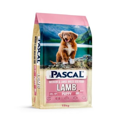 Pascal Kuzu Etli Orta-Büyük Irk Yavru Köpek Maması 15 kg
