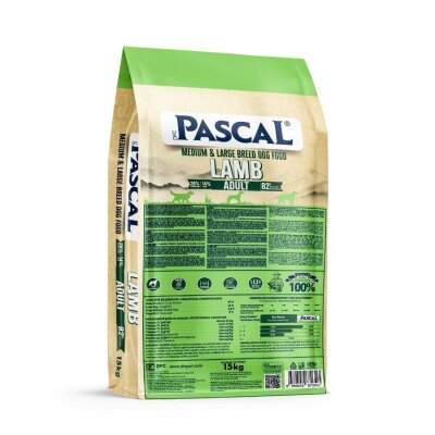Pascal Kuzu Etli Orta-Büyük Irk Yetişkin Köpek Maması 15 kg