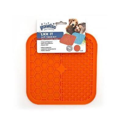 Pawise Bölmeli Kauçuk Yavru Köpek Yalama Tabağı (21 cm)