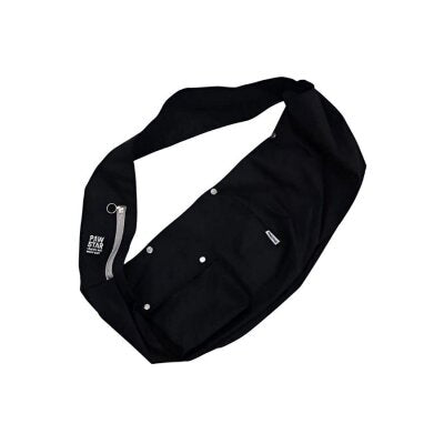 Pawstar Crossbody Kedi ve Küçük Irk Köpek Taşıma Çantası Siyah