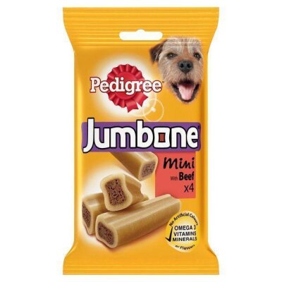 Pedigree Jumbone Mini Biftek Dolgulu Köpek Çiğneme Ödülü (160 gr)