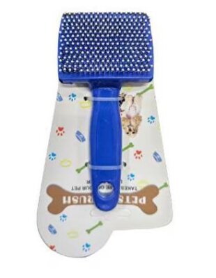 Boncuk Uçlu Kedi-Köpek Tarama Fırçası, 16 cm