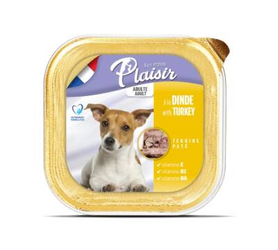 Plaisir Pate Hindili Yetişkin Köpek Konservesi 150 gr