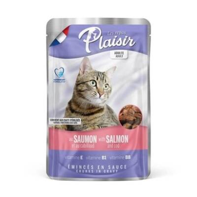Somonlu ve Morina Balıklı Yetişkin Kedi Konservesi 100 gr