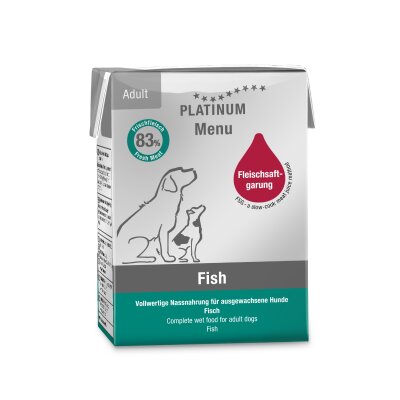 Platinum Balıklı Yetişkin Köpek Yaş Maması 185 gr