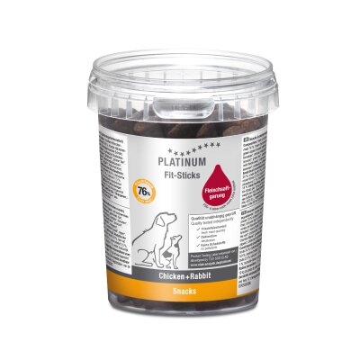 Platinum Fit-Sticks Tavuklu ve Tavşanlı Köpek Ödül Çubuğu 300 gr