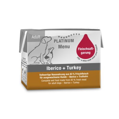 Platinum İberico ve Hindili Yetişkin Köpek Yaş Maması 90 gr