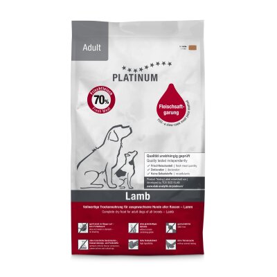 Platinum Kuzulu Yarı Nemli Yetişkin Köpek Maması 5 kg
