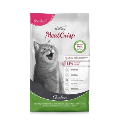 Platinum MeatCrisp %83 Tavuklu Glutensiz Kısır Kedi Maması 3 kg
