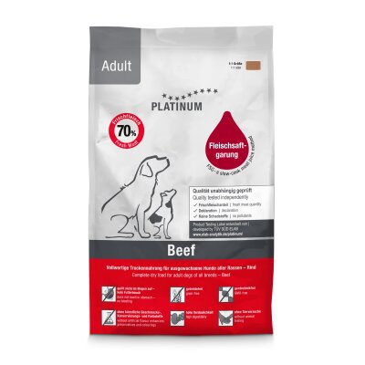 Platinum Sığır Etli Yarı Nemli Yetişkin Köpek Maması 1,5 kg
