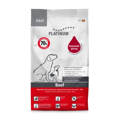 Platinum Sığır Etli Yarı Nemli Yetişkin Köpek Maması 5 kg