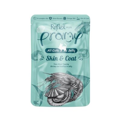 Tüy Gelişimi İçin Ton-Karides-Deniz Taraklı Kedi Maması 70 gr