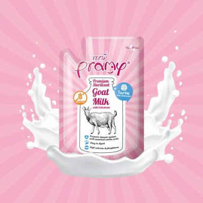 Pramy Kolostrum ve Taurinli Yavru Kedi Keçi Sütü 60 gr